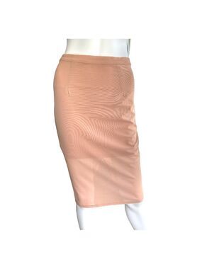 Forever 21 Exclusive Pencil Skirt -Mini Skirt with Sheer Overlay Size Small